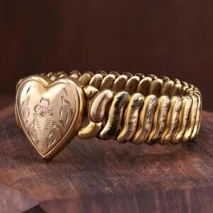 *sold Etsy* VTG 1940s S.O. Bigney & Co GF American Sweetheart Expansion Bracelet